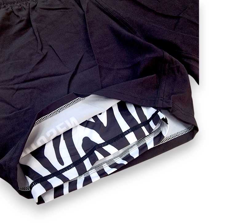 CHOSEN ZEBRA Hybrid Fightshorts - Black